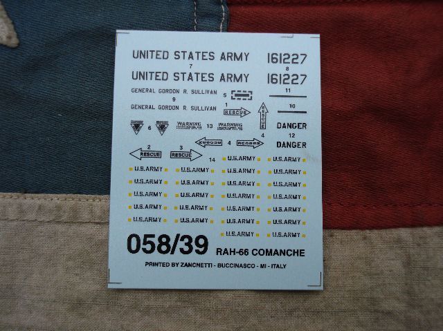 Italeri 0058 RAH-66 Comanche